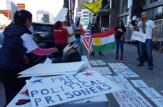 Լոս Անջելեսում հայ համայնքը մասնակցել է Թուրքիայի ընդդիմադիր պատգամավորների ձերբակալության դեմ բողոքի ակցիային