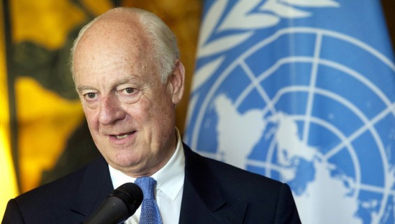 Спецпосланник ООН по Сирии обеспокоен наступлением сирийских войск на Алеппо