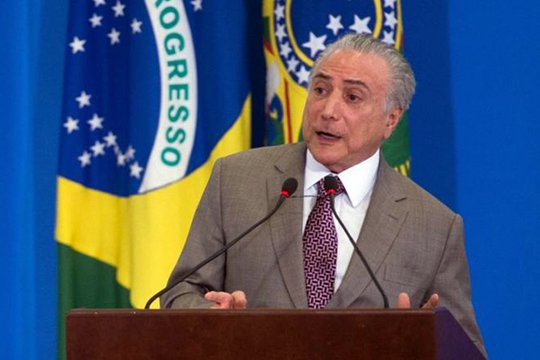 Բրազիլիայի նոր նախագահին մեղադրում են կոռուպցիայի մեջ մասնակից լինելու համար