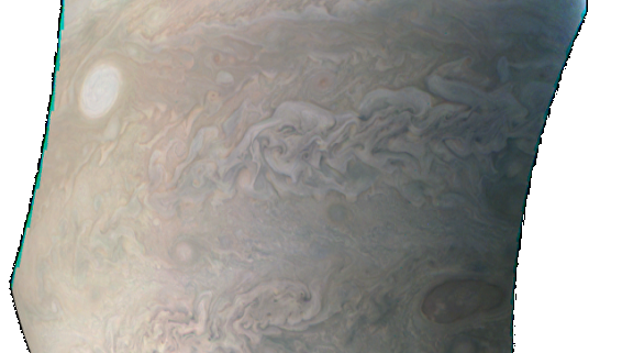 Зонд Juno сфотографировал 