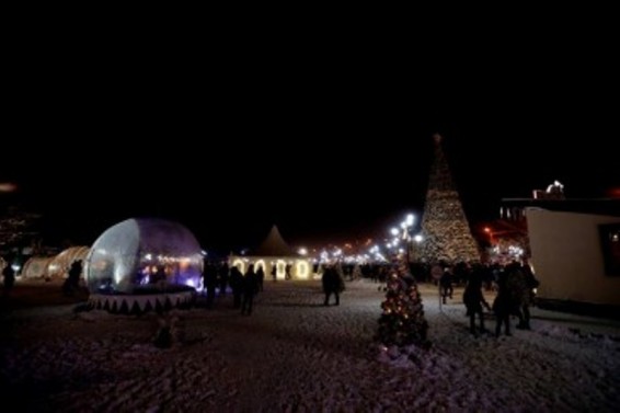 Video. Երևանում առաջին անգամ ձևավորված «Ձմեռային այգի» է բացվել