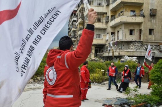 Կարմիր Խաչի ավտոբուսները ժամանել են Հալեպ` հանձնված գրոհայինների տարհանման համար