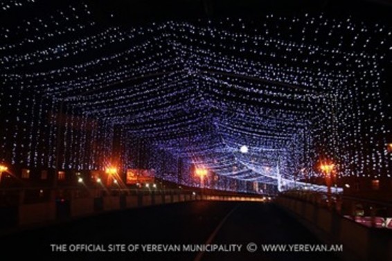 Դեկտեմբերի 19-ին կմիացվեն Երևանի տոնական լույսերը
