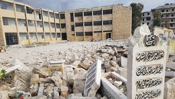 Боевики превратили в руины город, откуда обстреливали Дамаск