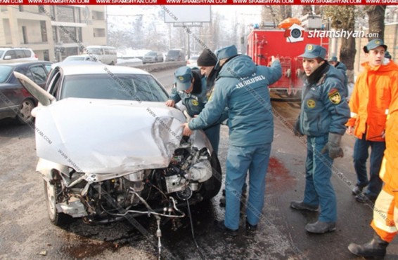 Խոշոր ավտովթար Երևանում