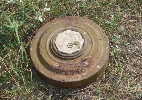 102-րդ ռազմաբազայի մոտակայքում ական է հայտնաբերվել