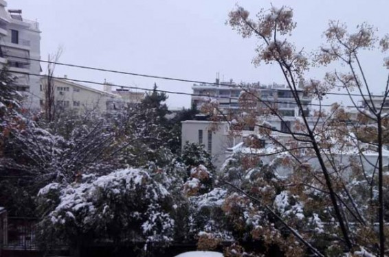Աթենքում ձյուն է տեղացել