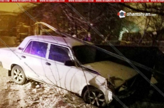 Երևանում 19-ամյա վարորդը 07-ով տապալել է գազատար խողովակի հենասյունը․ կան վիրավորներ․ shamshyan.com