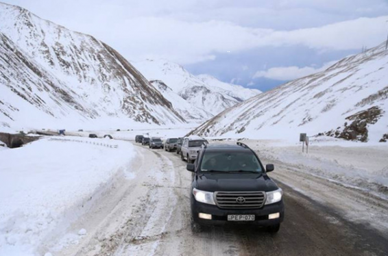 Ստեփանծմինդա-Լարս ավտոճանապարհը բաց է բոլոր տեսակի տրանսպորտային միջոցների համար