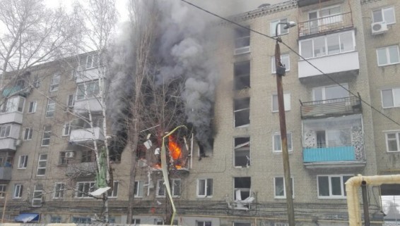 В саратовской многоэтажке взорвался газ