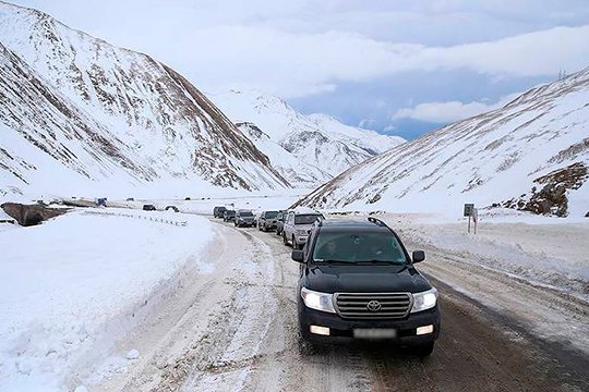 Երևան-Գառնի ավտոճանապարհին և Վարդենյաց լեռնանցքում տեղ-տեղ մերկասառույց է