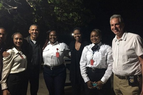 Photo. Բարաք և Միշել Օբամաները վայելում են հանգիստը Կարիբյան կղզիներում