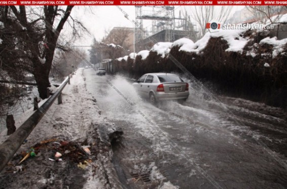 Հրազդանի կիրճում ջրատար խողովակ է վնասվել