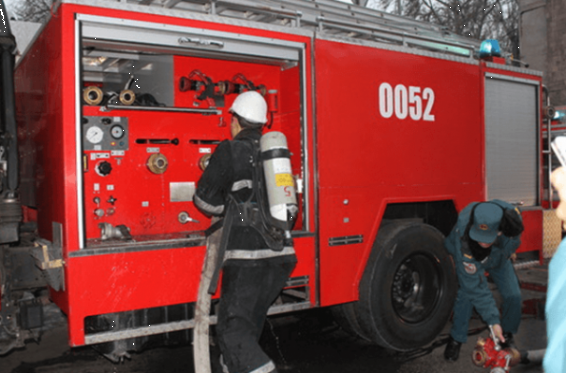 Հրդեհ Էջմիածնի նախկին պոլիկլինիկայի շենքում