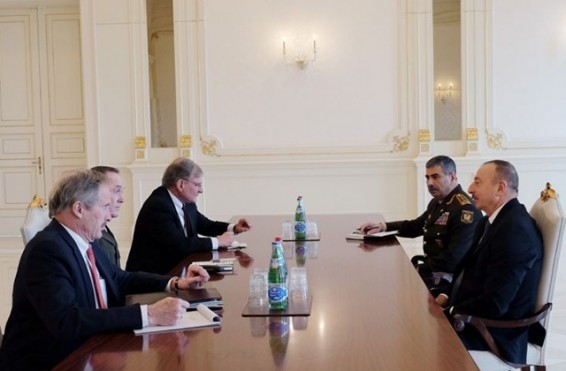 Ալիևը բանակցություններ է վարում ԱՄՆ ԶՈւ գլխավոր շտաբի պետի հետ