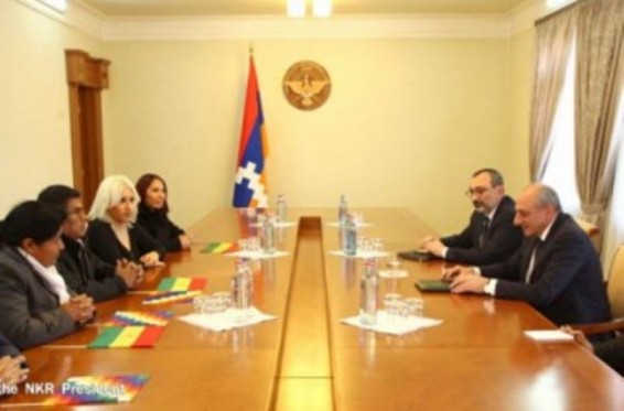 Արցախի Նախագահն ընդունել է Բոլիվիայի Պատգամավորների պալատի անդամներին