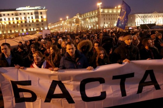 В Белоруссии вновь протестуют против 