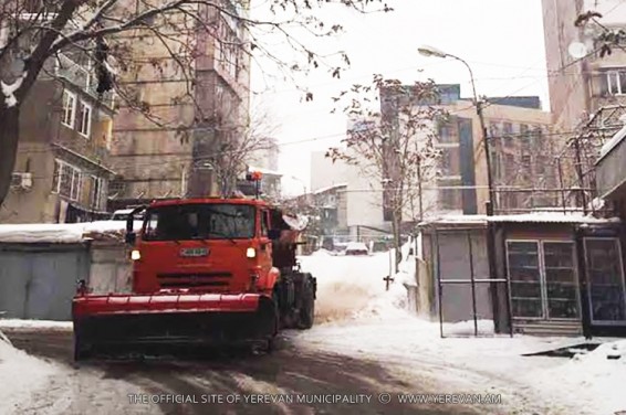 Շարունակվում են ձնամաքրման աշխատանքները