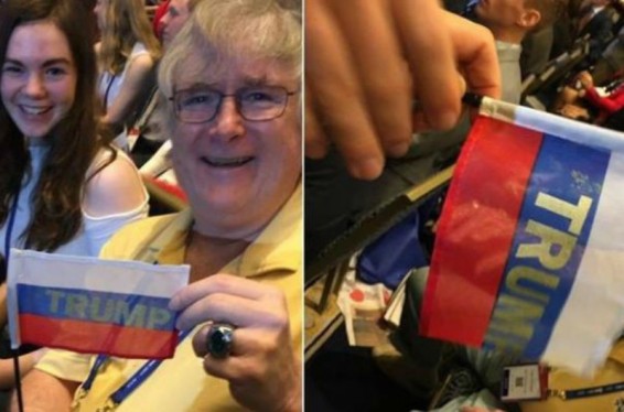 Թրամփի մասնակցությամբ համաժողովին ռուսական դրոշներ են բաժանվել