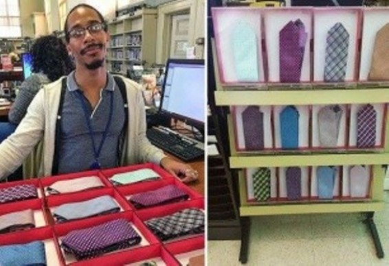 Ամերիկյան գրադարանը փողկապ է տրամադրում աշխատանք փնտրողներին