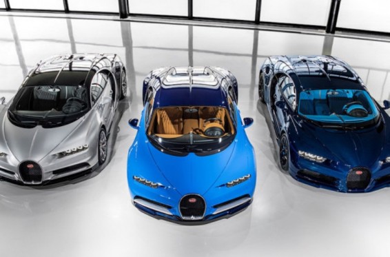 Bugatti ընկերությունը կառուցել է Chiron հիպերքարի առաջին 3 օրինակը
