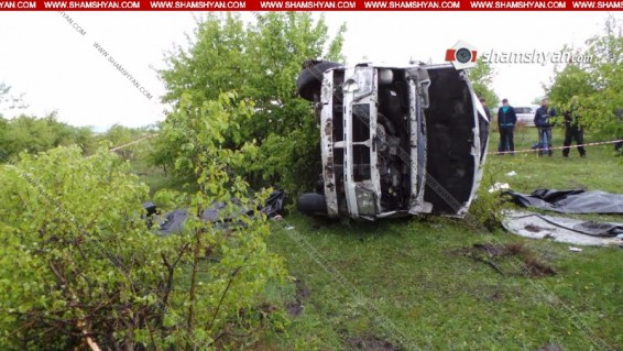 Լոռու մարզում միկրոավոբուս է շրջվել. կա 2 զոհ