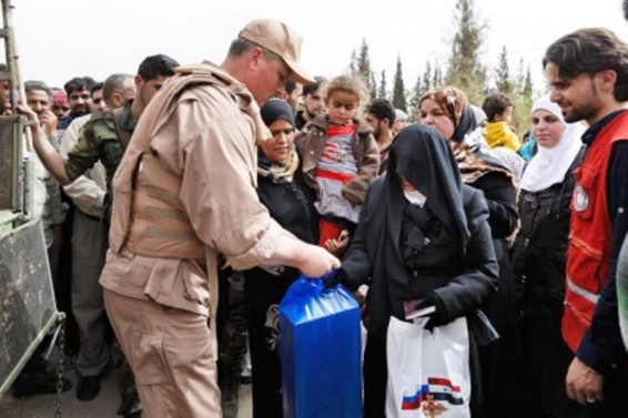 Ռուսաստանը 4.5 տոննա մարդասիրական բեռ է հասցրել Սիրիայի Լաթաքիա, Հալեպ և Էս-Սուվեյդ նահանգներ