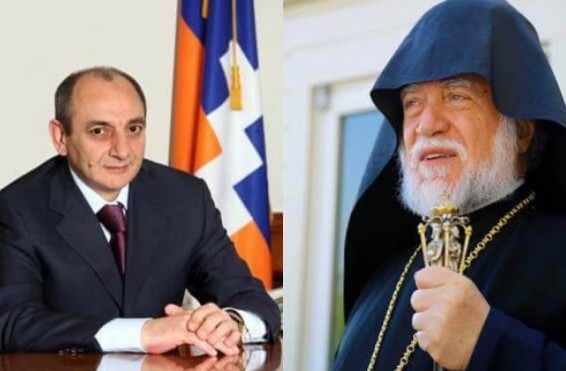 Բակո Սահակյանն ու Մեծի Տանն Կիլիկիո Արամ Ա կաթողիկոսը հեռախոսազրույց են ունեցել