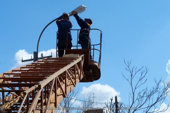 Ամենօրյա աշխատանքներ` Երևանի արտաքին լուսավորության ցանցում