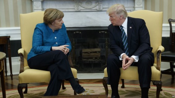 Трамп и Меркель провели переговоры