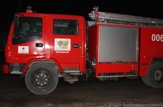 Հրդեհ Արմավիր քաղաքում