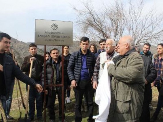 Բերձորում Լեոնիդ Ազգալդյանի անվան պուրակ է հիմնվել