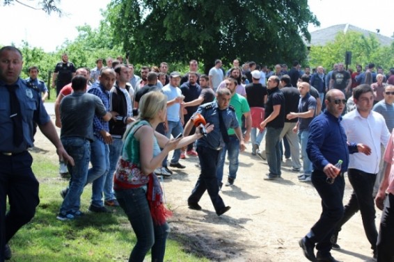 Лидеров «Единого национального движения» избили в Зугдиди