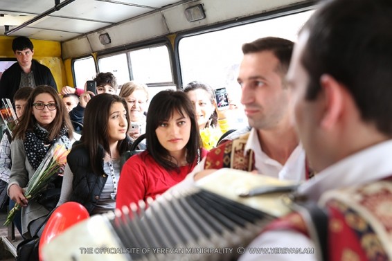 Ապրիլի 7. երաժշտական անակնկալ՝ քաղաքային տրանսպորտում