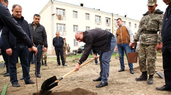 Президент Арцаха посетил село Матагис Мартакертского района
