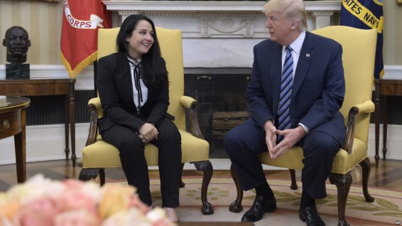 Трамп встретился с сотрудницей благотворительного фонда, освобожденной властями Египта