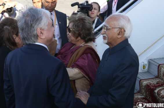 Photo. Հայաստան ժամանեց Հնդկաստանի փոխնախագահը