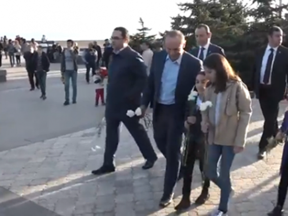 Video. Ռոբերտ Քոչարյանը՝ Ծիծեռնակաբերդում