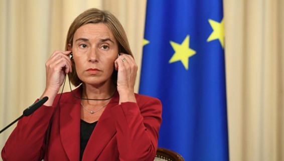 Могерини смутил вопрос репортера RT о выборах во Франции