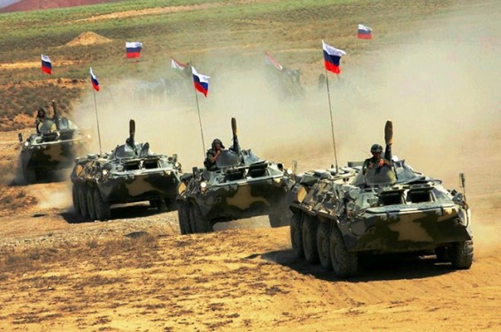 VIDEO: Учения российской военной базы в Армении