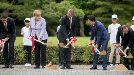 Саммит G7 в Японии начался с визита в синтоистский храм