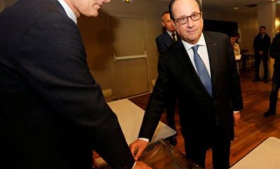 Ֆրանսուա Օլանդը քվեարկել է նախագահական ընտրություններում