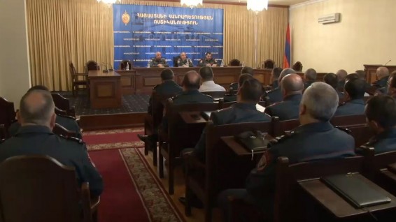 Անցկացվեց Ոստիկանության տարածքային բաժինների պետերի հերթական մասնագիտական պարապմունքը