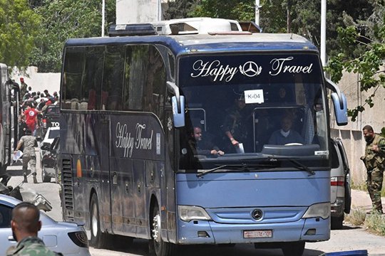 Գրոհայինների վերջին խումբը լքել է Դամասկոսի արևելյան Քաբուն թաղամասը