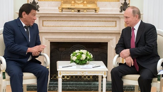 Дутерте попросил у Путина современное оружие для Филиппин