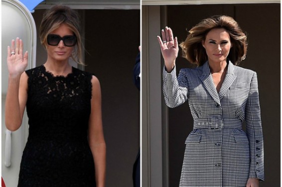 Մելանյա Թրամփի ոճային արշավը շարունակվում է. ԱՄՆ առաջին տիկնոջ կերպարները՝ Իտալիայում և Բելգիայում