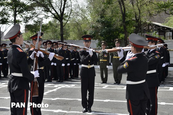 Photo. Մոնթե Մելքոնյանի անվան ռազմամարզական վարժարանի շրջանավարտների համար ևս այսօր հնչեց «Վերջին զանգը»