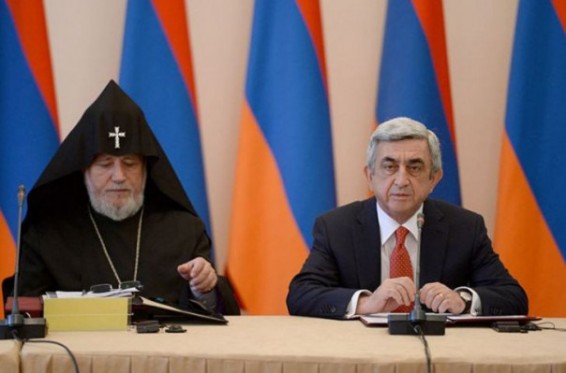 Սերժ Սարգսյանի նախագահությամբ մեկնարկել է «Հայաստան» համահայկական հիմնադրամի հոգաբարձուների խորհրդի 26-րդ նիստը