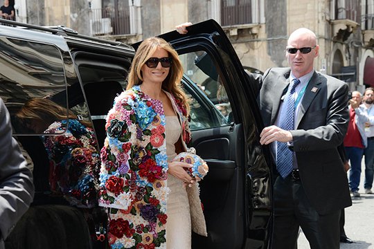 Մելանյա Թրամփը Սիցիլիայում հանրության առջև հայտնվել է Dolce & Gabbana-ի