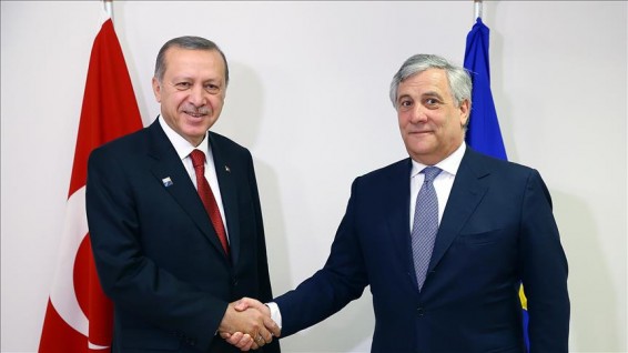 Президент Эрдоган встретился с главой Европарламента